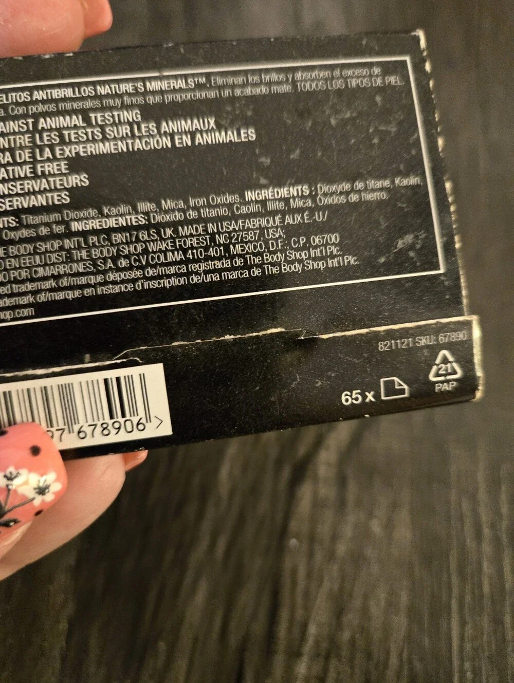*The Body Shop Blotting Tissue Pack